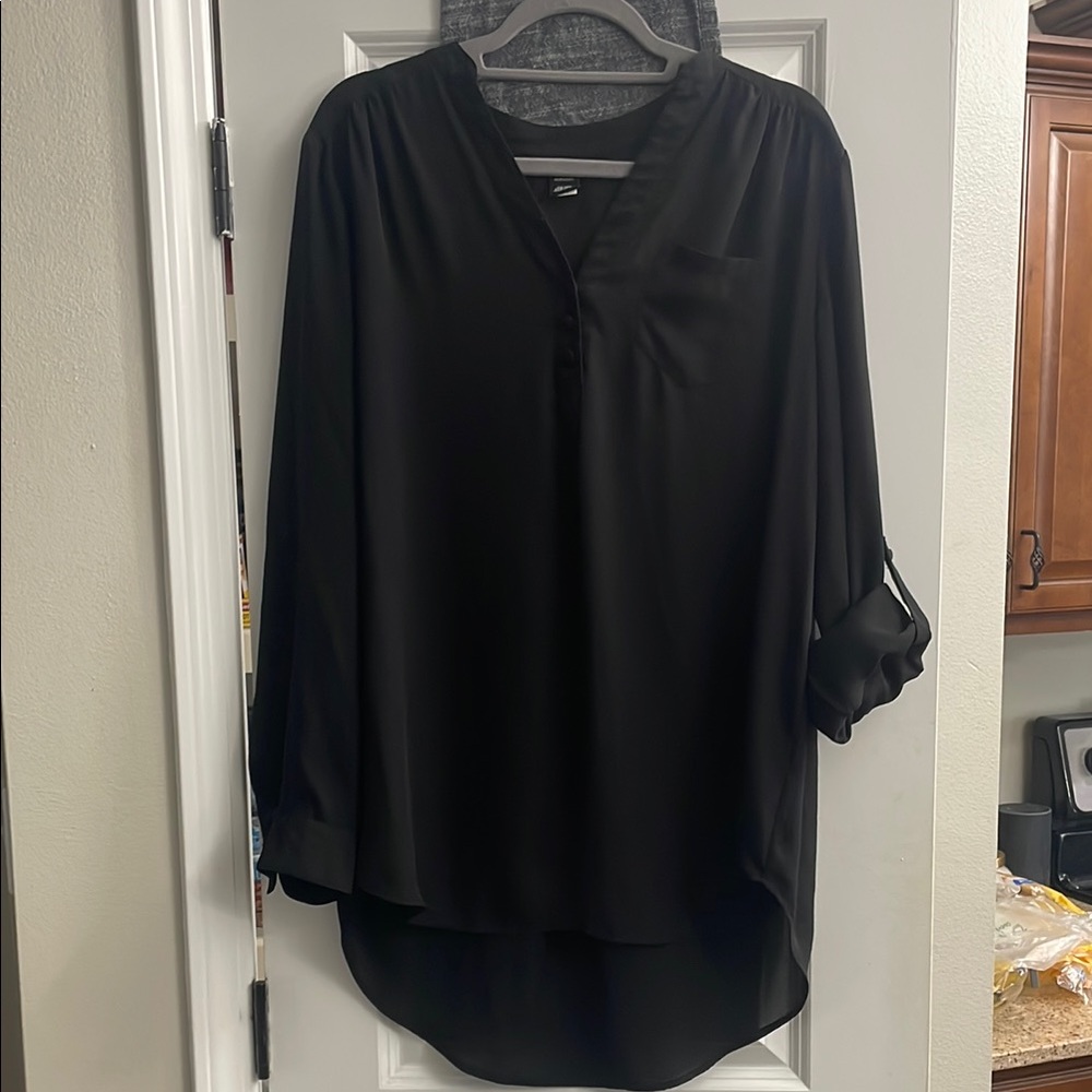 Elegant Black Women's Top